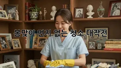 봄맞이 먼지 없는 청소 대작전! ✨